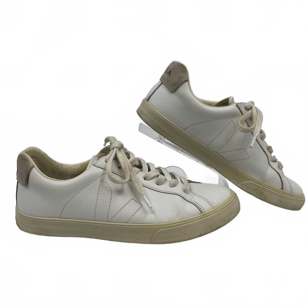 Veja White Leather Sneakers | Women’s US8 Regular Brazil Leather